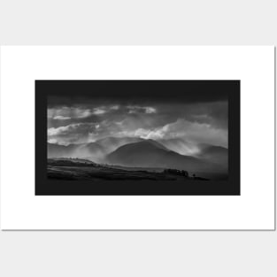 'Evening Light and Rain', Glen Quaich, Kenmore. Posters and Art